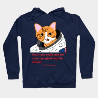 Famous Cats - Neil Pawstrong Hoodie